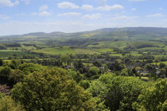 Summer view over the Quantock Hills