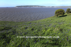 View over Brean Down to Weston Super Mare