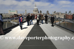 The Millennium Bridge and St. Pauls Cathedral