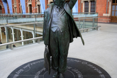 Statue of the poet John Betjamen, St Pancras station