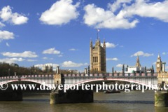 Lambeth Bridge, river Thames, Westminster