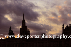 Sunset over The Houses of Parliament