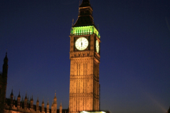 London bus and The Elizabeth Tower, Big Ben