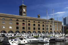 Boats in St. Katherine's dock, North Bank