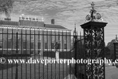 Ornate gates Kensington Palace, Kensington Gardens