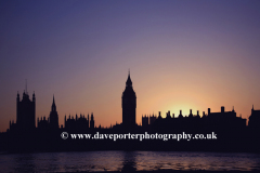 Sunset over The Houses of Parliament