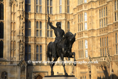 Richard 1 statue, Houses of Parliament