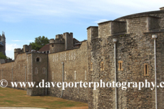 The walls and grounds of the Tower of London