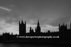 Sunset over The Houses of Parliament