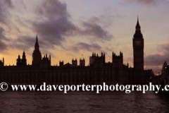 Sunset over The Houses of Parliament