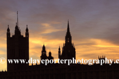 Sunset over The Houses of Parliament