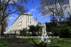 Spring view in Pimlico Gardens, Pimlico