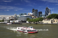 A Thames Cruise boat on the river Thames