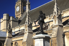 Statue of Oliver Cromwell, Houses of Parliament