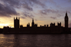 Sunset over The Houses of Parliament