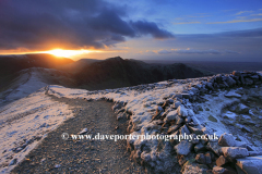 Winter Sunset over Hopegill head fell