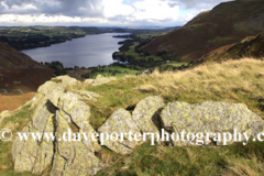 Summit of Steel Knotts fell overlooking Ullswater