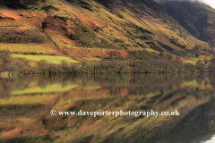 Autumn colours reflected in Buttermere