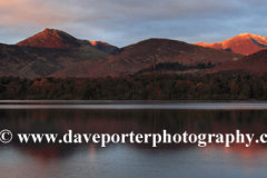 Dawn, Causey Pike and Grisedale Pike, Derwentwater