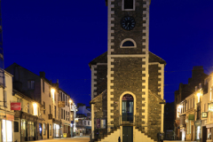 The Moot Hall and Keswick town at night