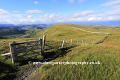 Gate on High Street path towards Wether Hill fell