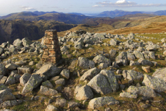 Summit cairn on High Raise Fell, Great Langdale