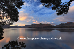 Autumn dawn, Cat Bells Fell, Derwentwater