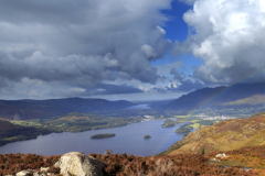 Ashness Fell overlooking Derwentwater