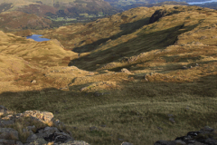 Landscape of Easdale Tarn, Grasmere Common