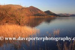 Skiddaw fell reflected in Bassenthwaite lake