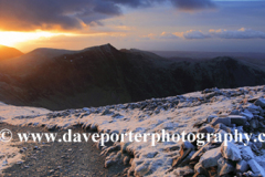 Winter Sunset over Hopegill head fell