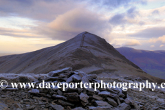 Winter Snow on Grisedale Pike fell