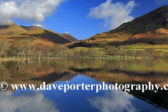 Autumn,  Buttermere Fells, reflected in Buttermere