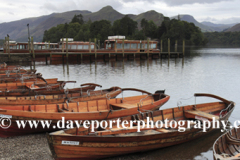 Wooden rowing boats,  Derwentwater