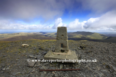 OS Trig point at the summit of Skiddaw Fell