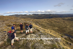 Walkers on Pavey Ark Fell, Great Langdale