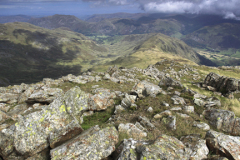 Dovedale valley, from Dove Crag, Fairfield Horseshoe