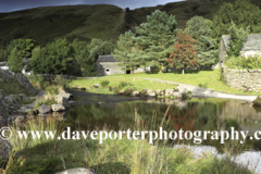 Summer view over Watendlath Tarn farm