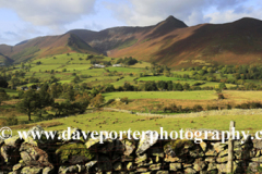 Autumn, Newlands valley and the Derwent Fells