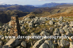 Summit cairn on High Raise Fell, Great Langdale