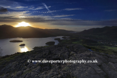 Sunset over Derwentwater, Keswick