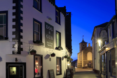 The Moot Hall and Keswick town at night