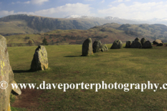 Landscape view over Castlerigg Stone Circle