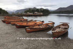 Wooden rowing boats, Derwentwater, Keswick