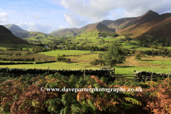 Autumn, Newlands valley and the Derwent Fells