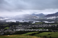 Misty morning over Derwentwater, Keswick