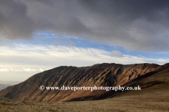 Landscape view looking over Gasgale Crags fell