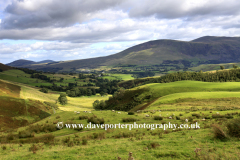 Landscape view over the Threlkeld valley