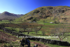 View through Bannerdale valley