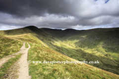 The ridge of Fairfield Horseshoe fells